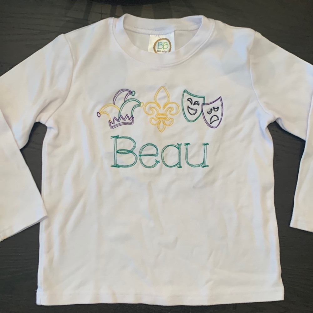 Boy Mardi Gras Shirt